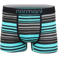 Normani Boxers bleu / turquoise / gris