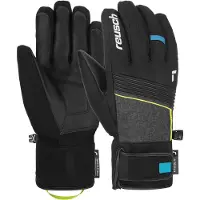 Reusch Gants de sport 'Louis' bleu / jaune / noir