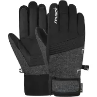 Reusch Gants de sport 'Fergus' gris chiné / noir / blanc