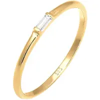 Elli PREMIUM Bague 'Topas' jaune d'or