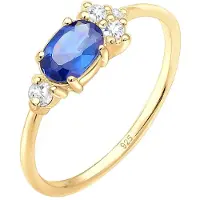 Elli PREMIUM Bague bleu / or