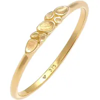 Elli PREMIUM Bague 'Organic' or