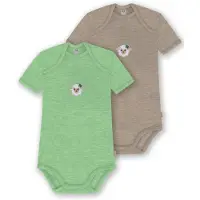 Normani Barboteuse / body 'Tauranga' beige / vert / mélange de couleurs