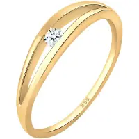 Elli DIAMONDS Bague 'Wellen' or