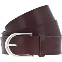 Vanzetti Ceinture brun foncé / argent
