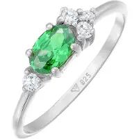 Elli Bague vert / argent