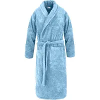 Normani Peignoir long bleu clair