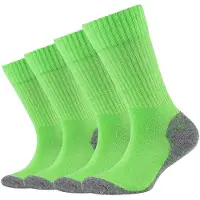 Camano Chaussettes de sport 'Kim' gris / citron vert