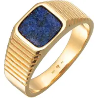 KUZZOI Bague bleu / or