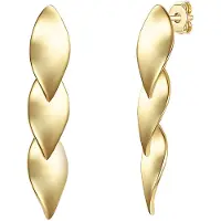 Glanzstücke Boucles d'oreilles jaune d'or