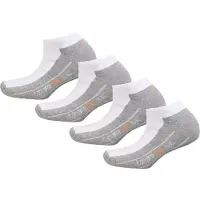Camano Chaussettes gris chiné / orange / blanc