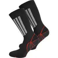 Normani Chaussettes de sport rouge / noir / blanc