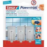TESA 6x , Crochet adhésif + clou adhésif, Powerstrips Haken SMALL CLASSIC