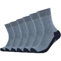 Camano Chaussettes bleu chiné / noir / blanc