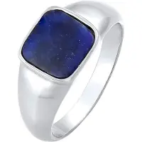 Elli PREMIUM Bague bleu / argent