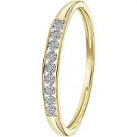 Lucardi Bague or / transparent