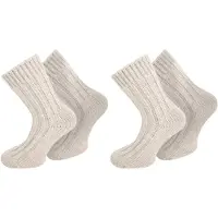 Normani Chaussettes blanc cassé