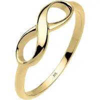 Elli PREMIUM Bague 'Infinity' or
