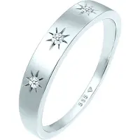 Elli DIAMONDS Bague 'Astro' argent