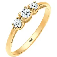 Elli DIAMONDS Bague 'Elegant' or