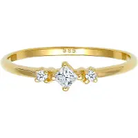Elli DIAMONDS Bague or / transparent