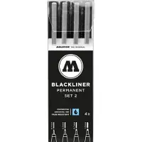 Molotow Set 4 Marqueurs Blackliner Set 2