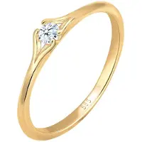 Elli DIAMONDS Bague 'Vintage' or