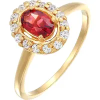 Elli PREMIUM Bague or / rouge / blanc