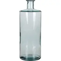 Mica Decorations Vase Bouteille - Mica Decorations - H40 x Ø15 cm - Verre recyclé - Transparent