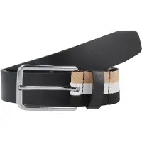 BOSS Ceinture 'Calis' beige / noir / blanc