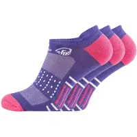 Giesswein Chaussettes de sport lavande / rose / blanc