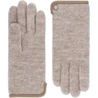 Roeckl Gants 'FELTED WOOL' noisette