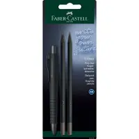 Faber-Castell Poly Ball Urban GP Stylo-bille + crayons graphite - Noir