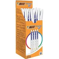 BIC Stylo à bille Cristal Up, couleur du trait : bleu, 20 pcs (20x)