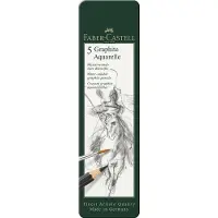 Faber-Castell Aquarelles au graphite (3.30 mm, HB, 5x)