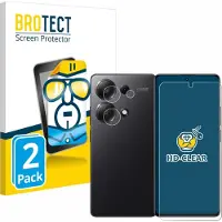 BROTECT Protection Clair (Xiaomi Redmi Note 13 Pro 4G), Téléphone portable : film de protection, Transparent