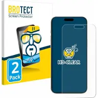 BROTECT Protection Clair (Apple iPhone 16 Pro Max), Téléphone portable : film de protection, Transparent