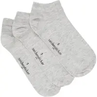Seidensticker Chaussettes 'Schwarze Rose' gris chiné / noir