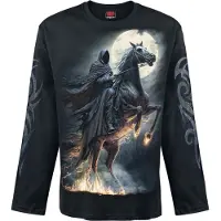 Spiral T-shirt manches longues de - Shadow Rider - M - XXL - pour Homme - noir - Taille XL