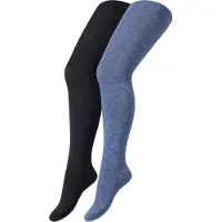 Camano Collant bleu chiné / noir