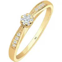 Elli DIAMONDS Bague or / transparent