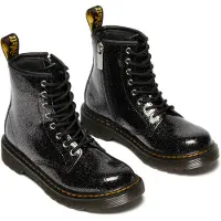Dr. Martens Bottes - 1460 J - Nébuleuse Glitter - Black/Argent/N - - 33 - Bottes