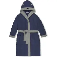 Normani Peignoir 'Malia' bleu / gris