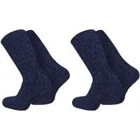 Normani Chaussettes bleu nuit / bleu-gris