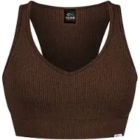 SMILODOX Soutien-gorge de sport brun foncé