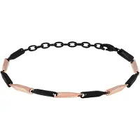 Breil Bracelet or rose / noir