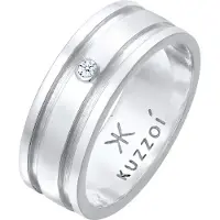 KUZZOI Bague argent