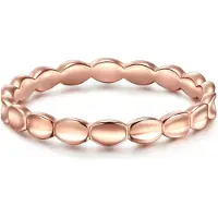 Glanzstücke Bague or rose