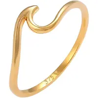 Elli PREMIUM Bague 'Wellen' or