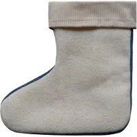 Normani Chaussettes beige clair / bleu marine